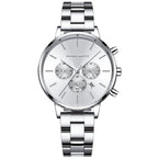 Stainless Steel Chain Butterfly Double Snap Watch