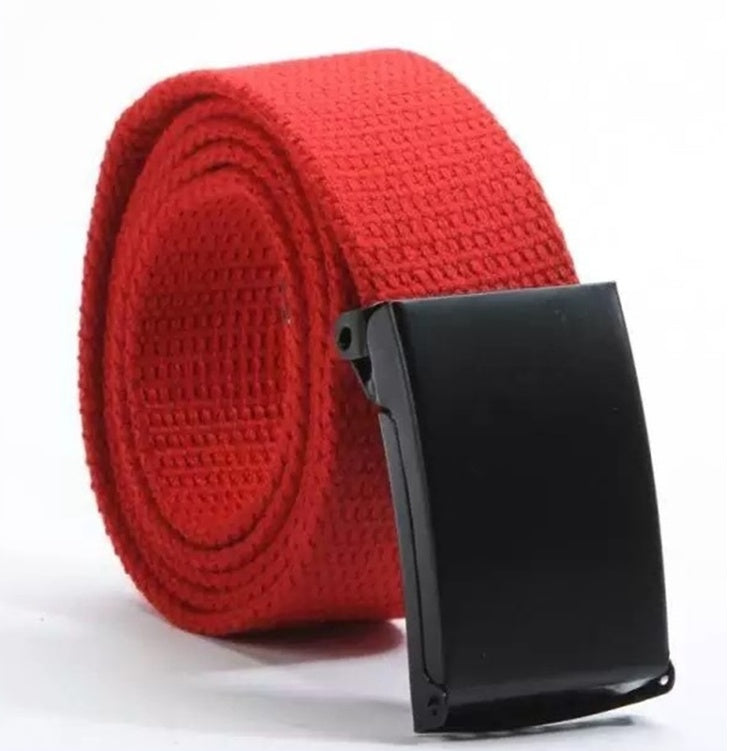 Unisex Candy-Colored Fashion Canvas Belt
