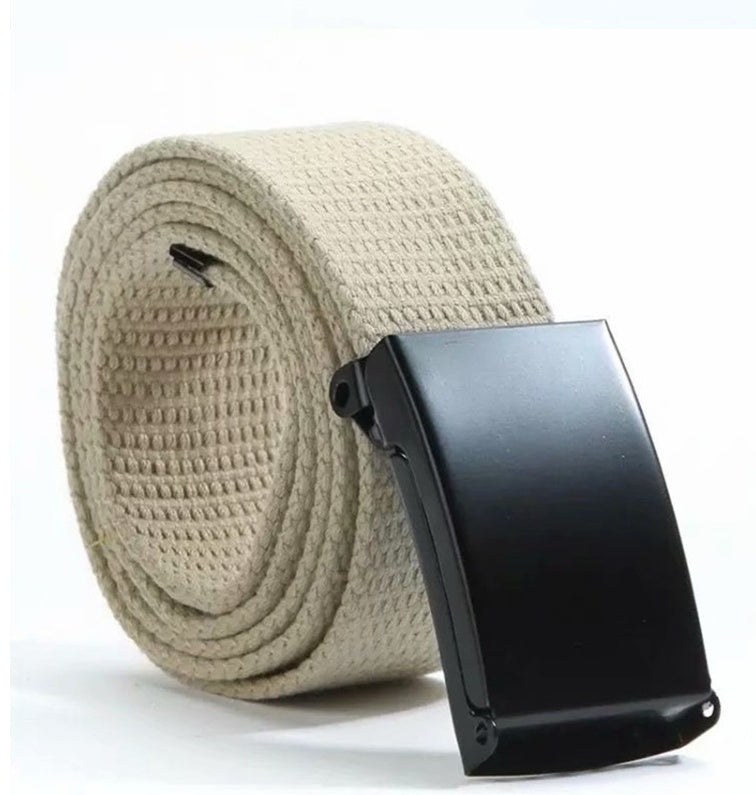 Unisex Candy-Colored Fashion Canvas Belt