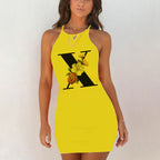 Plus Size Spaghetti Strap Bodycon Mini Dress