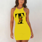 Plus Size Spaghetti Strap Bodycon Mini Dress