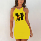 Plus Size Spaghetti Strap Bodycon Mini Dress