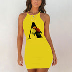 Plus Size Spaghetti Strap Bodycon Mini Dress