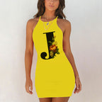 Plus Size Spaghetti Strap Bodycon Mini Dress