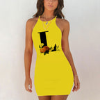 Plus Size Spaghetti Strap Bodycon Mini Dress