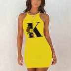 Plus Size Spaghetti Strap Bodycon Mini Dress