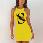 Plus Size Spaghetti Strap Bodycon Mini Dress