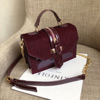 Leopard Print Chain Shoulder Crossbody Bag