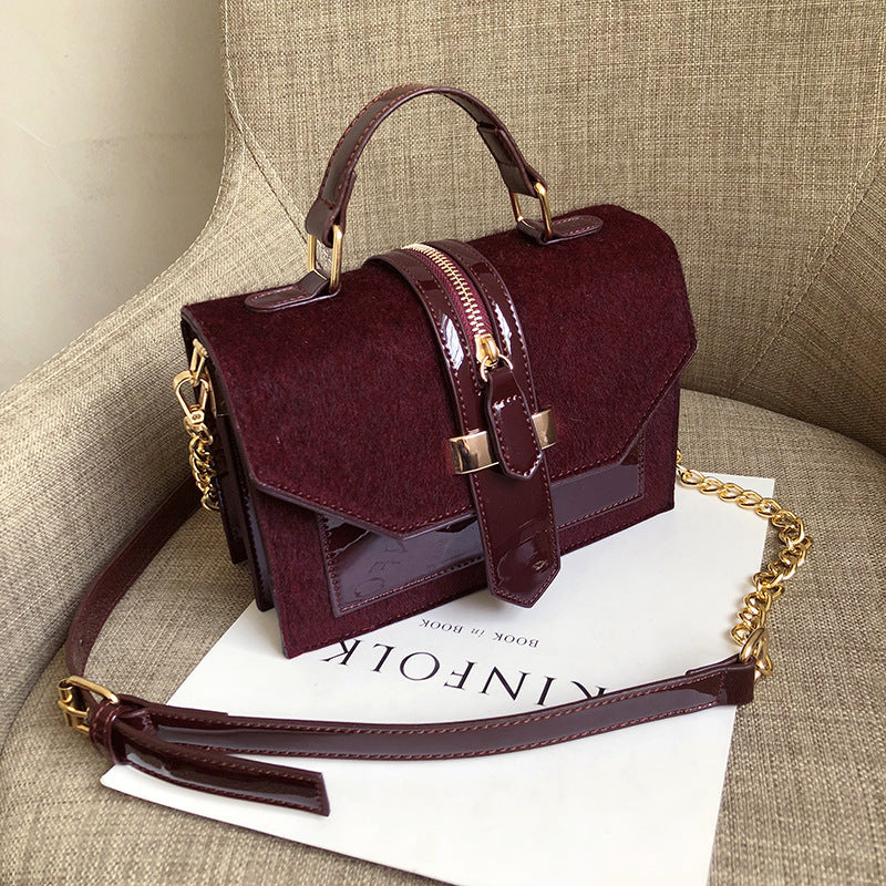 Leopard Print Chain Shoulder Crossbody Bag