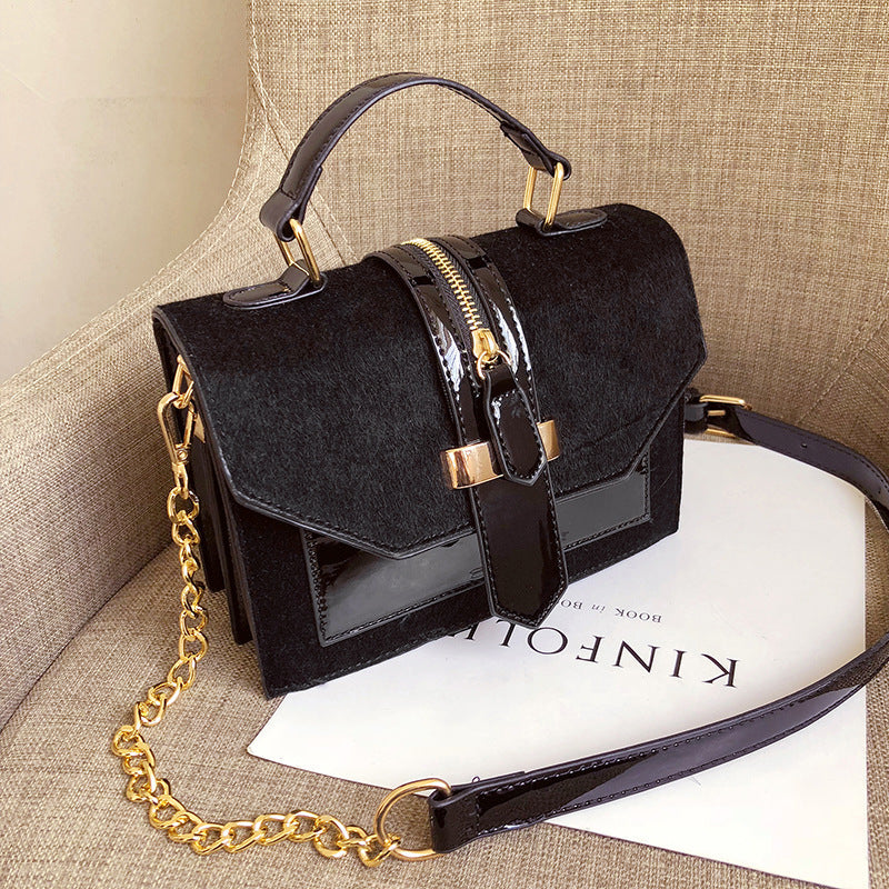 Leopard Print Chain Shoulder Crossbody Bag