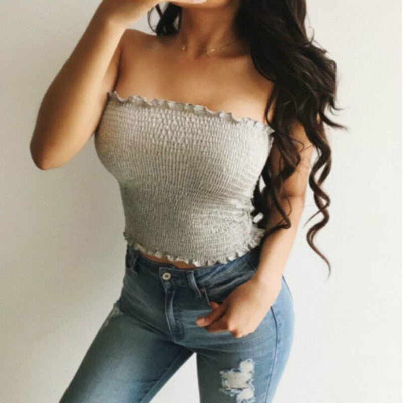 Sexy Summer Sleeveless Crop Top