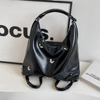 Women's Large Designer Leather Crossbody Shoulder Bag