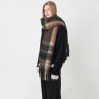 Classic European & American Plaid Cashmere-Feel Scarf