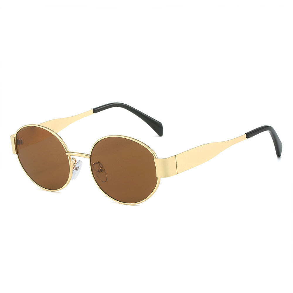 Women's Fashion Retro Oval Sunglasses