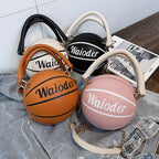 Women's Basketball-Shaped Chain Shoulder Crossbody Bag