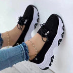 Women's Lace-Up Chunky Sneakers – Running & Walking Shoes