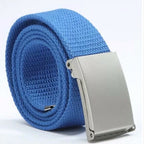 Unisex Candy-Colored Fashion Canvas Belt