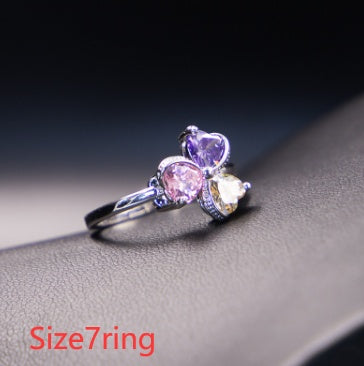 Clover Zircon Jewelry Set for Women