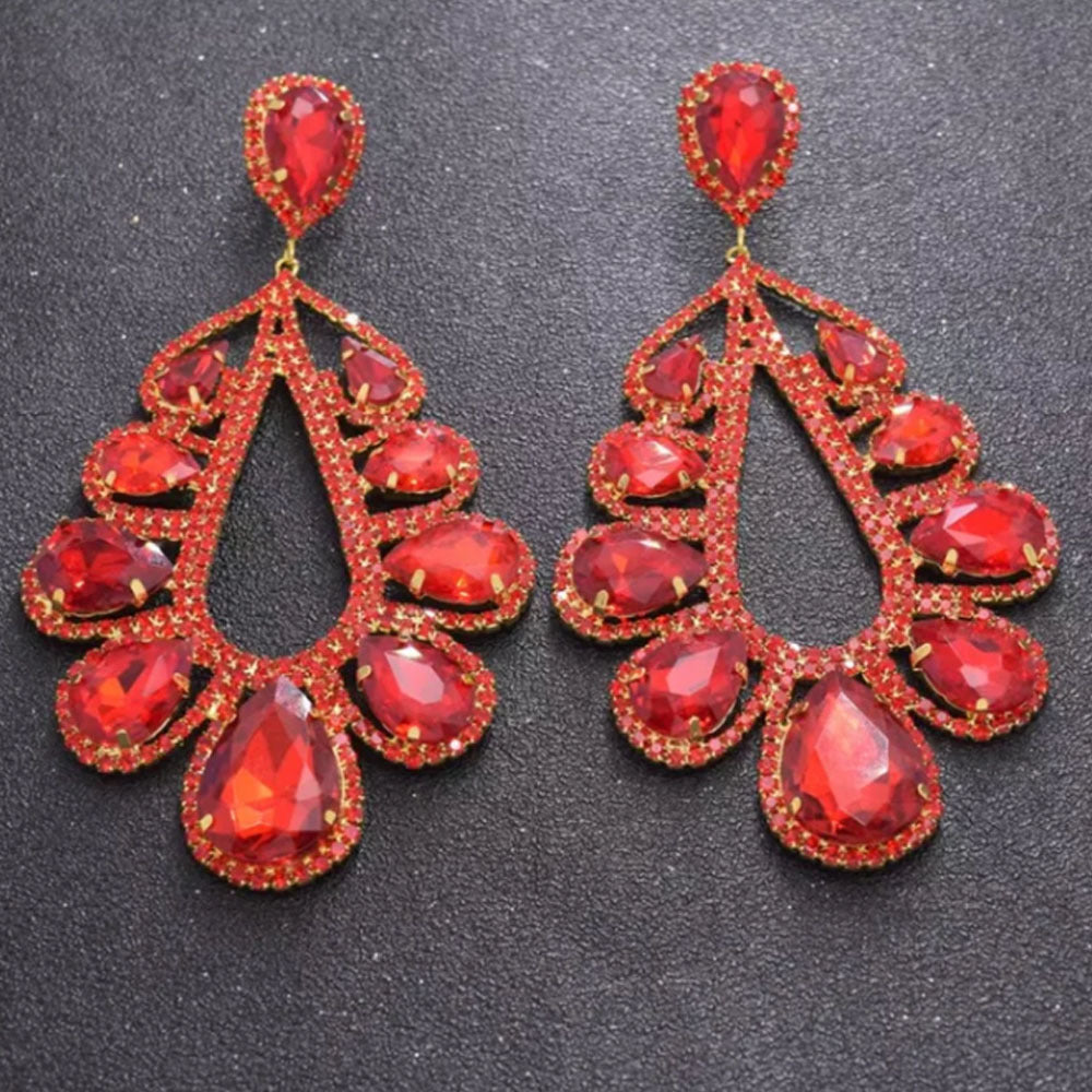 Fashion Rhinestone Earrings Women