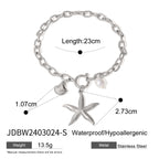Stainless Steel Starfish Beach Bracelet for Women