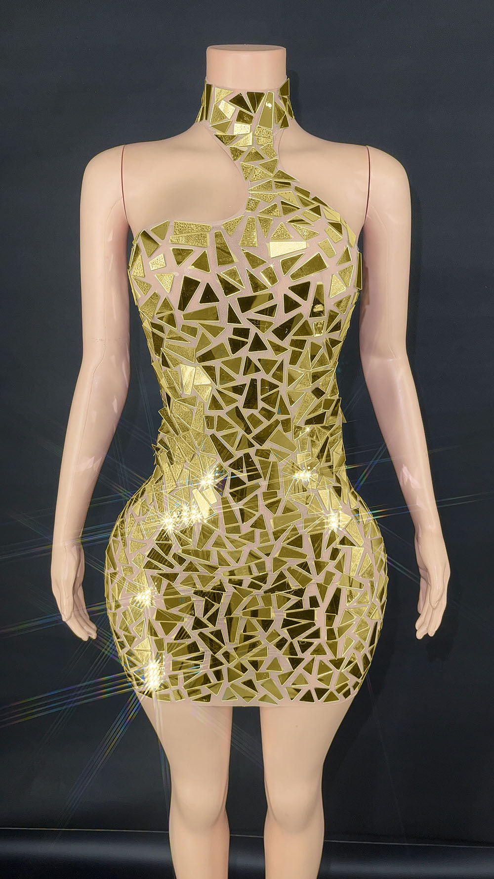 Sequin Gauze Party Evening Dress