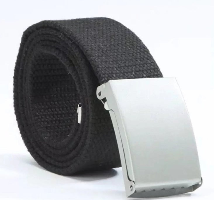 Unisex Candy-Colored Fashion Canvas Belt