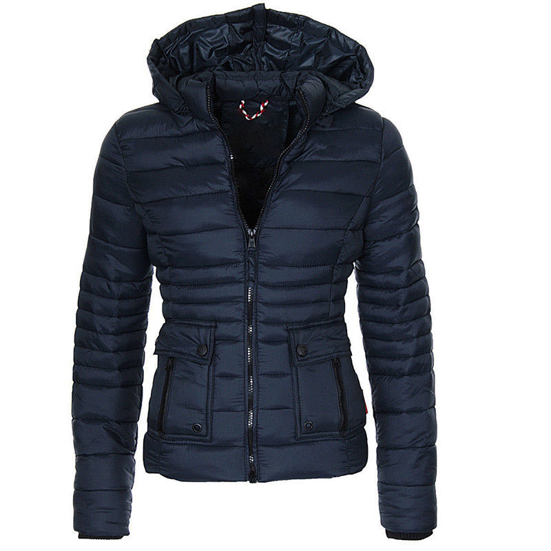 Ladies' Long Hooded Winter Coat