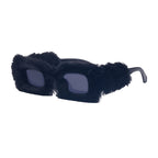 Women's Plush Square Winter Sunglasses
