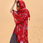 Women's Ethnic-Style Thin Oversized Scarf/Shawl