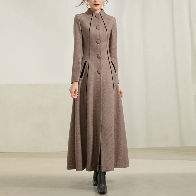 Mid Length Versatile Woolen Coat
