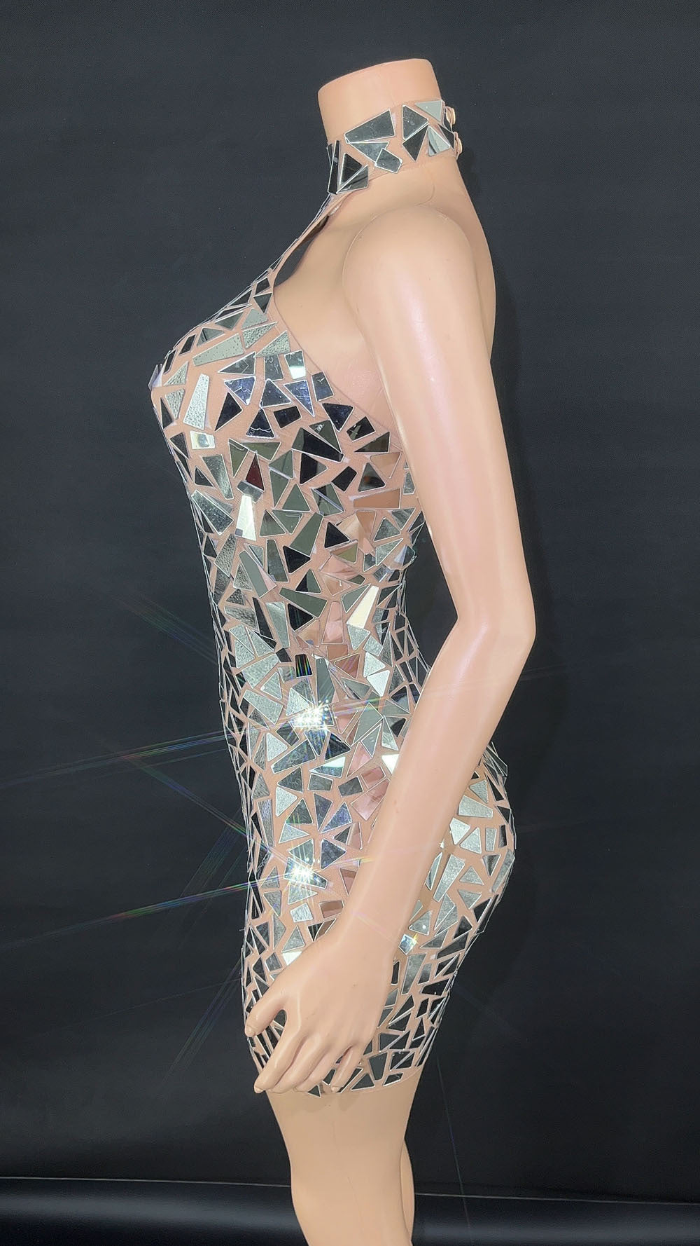 Sequin Gauze Party Evening Dress