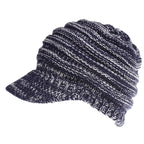 Women's Ponytail Beanie – Soft Knitted Autumn/Winter Skull Cap
