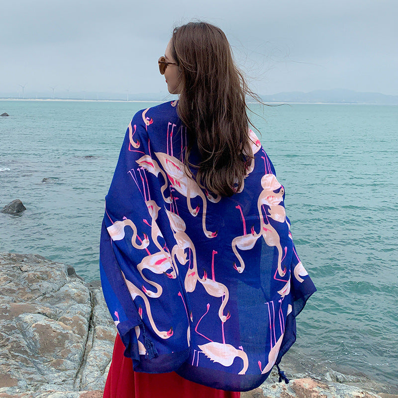 Women's Ethnic-Style Thin Oversized Scarf/Shawl