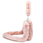 Women's Fluffy Plush Shoulder Tote – Autumn/Winter Handbag