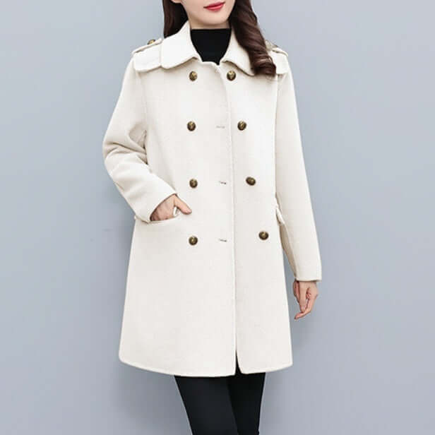 Double Breasted Coat For Women