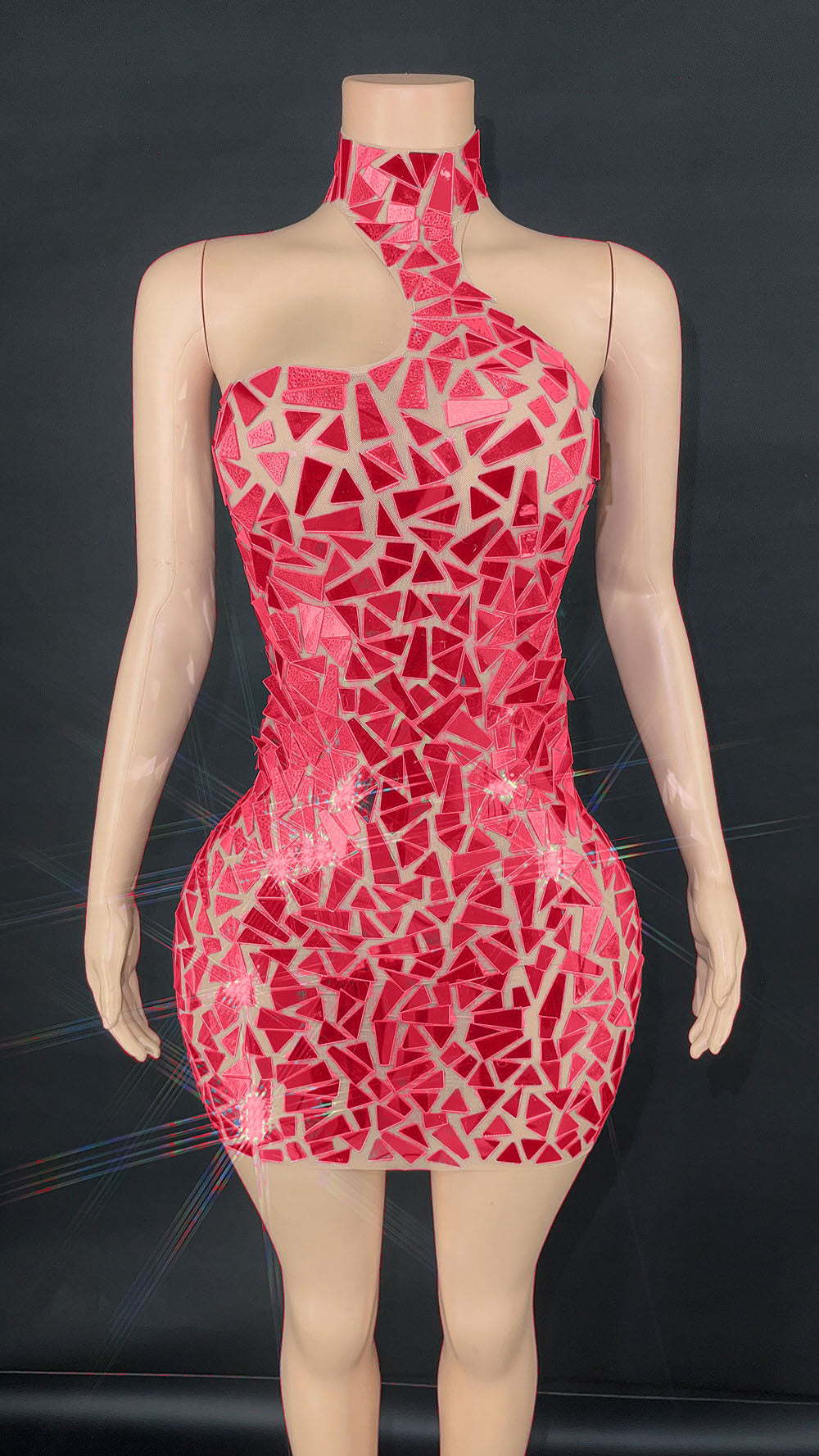 Sequin Gauze Party Evening Dress