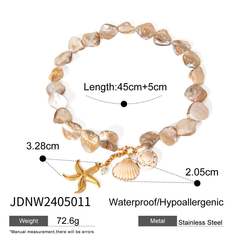 Stainless Steel Starfish Beach Bracelet for Women