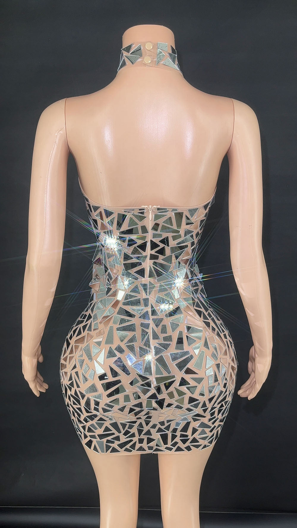 Sequin Gauze Party Evening Dress