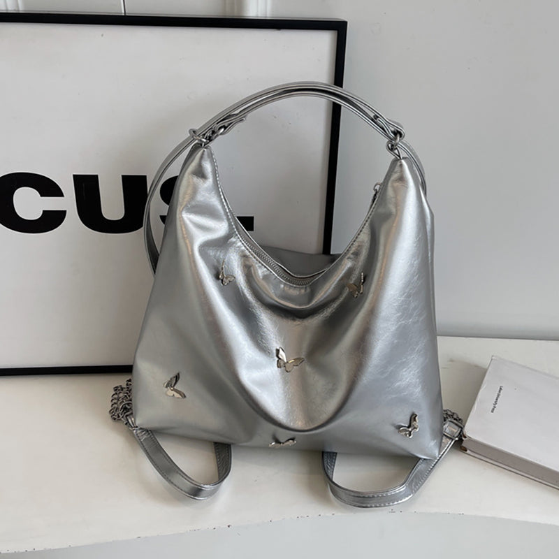 Women's Large Designer Leather Crossbody Shoulder Bag