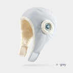 Women's Down Plush Winter Hat – Windproof, Waterproof, Ear-Protective, Warm Cycling Cap