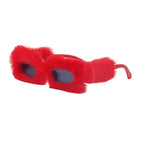 Women's Plush Square Winter Sunglasses