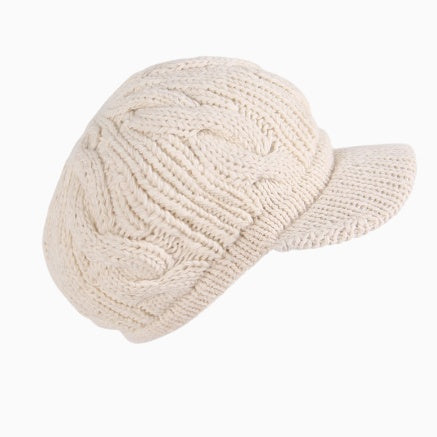 Warm Wool Knitted Fleece Hat