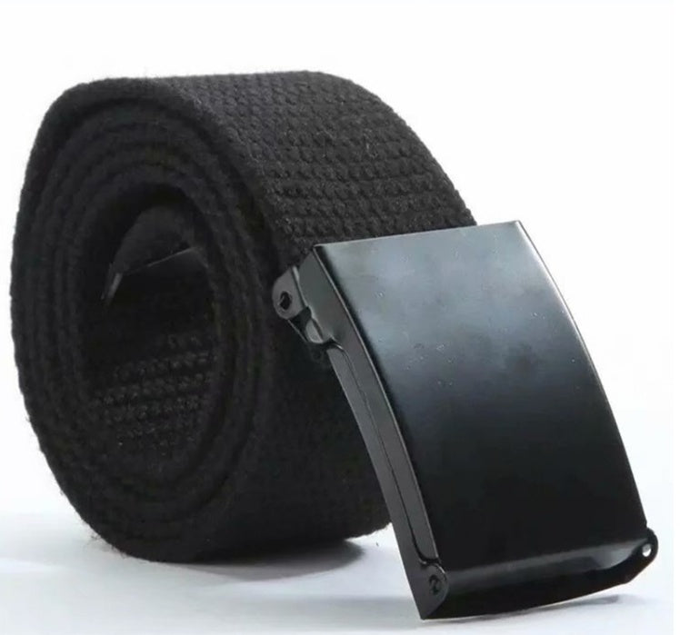 Unisex Candy-Colored Fashion Canvas Belt