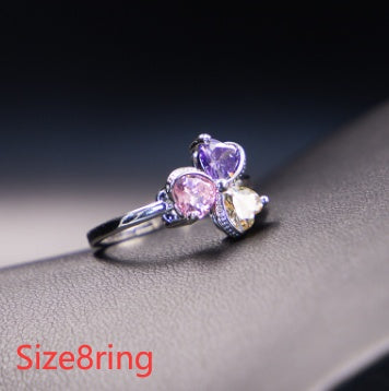 Clover Zircon Jewelry Set for Women