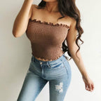 Sexy Summer Sleeveless Crop Top