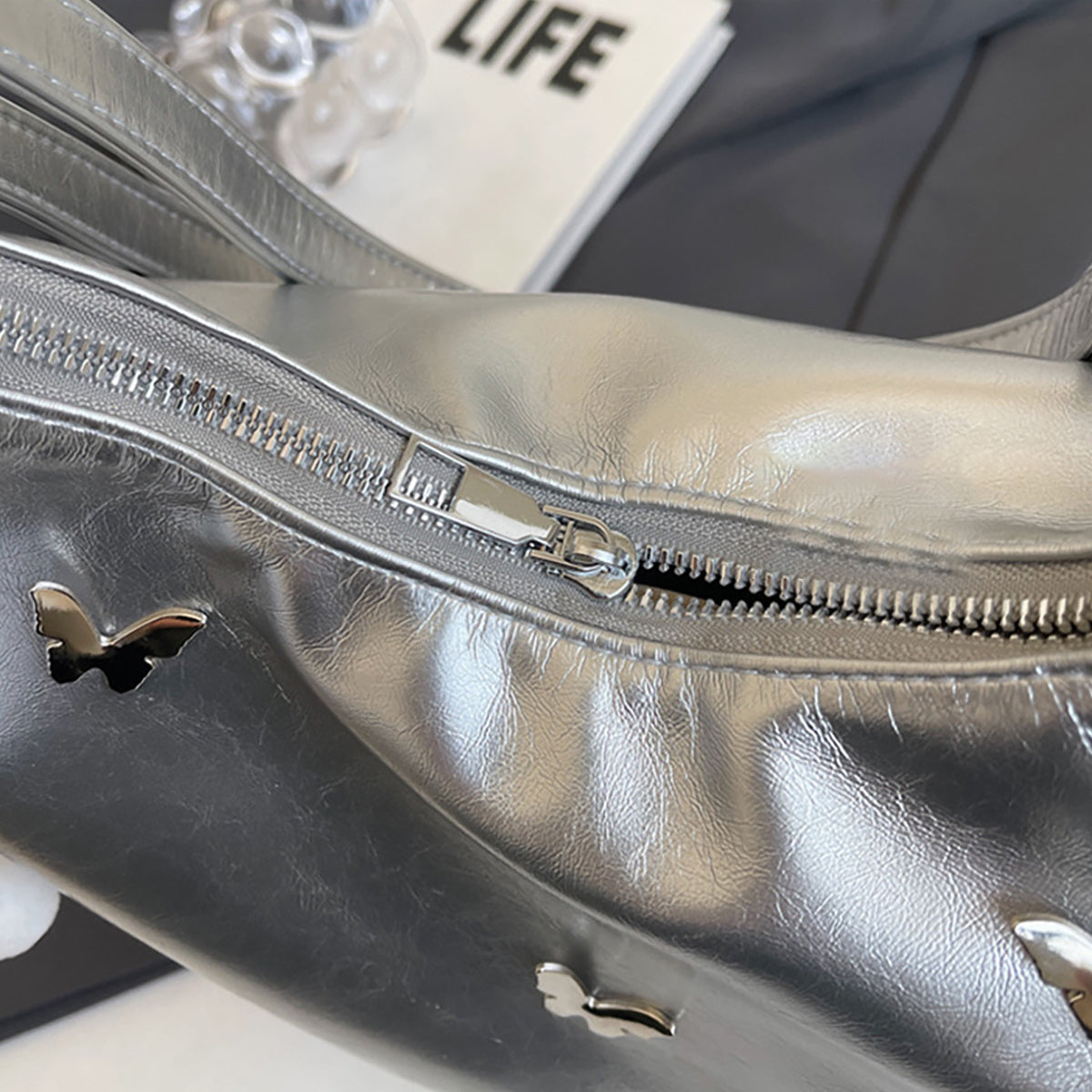 Women's Large Designer Leather Crossbody Shoulder Bag