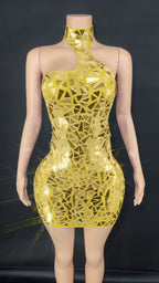 Sequin Gauze Party Evening Dress