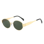 Women's Fashion Retro Oval Sunglasses