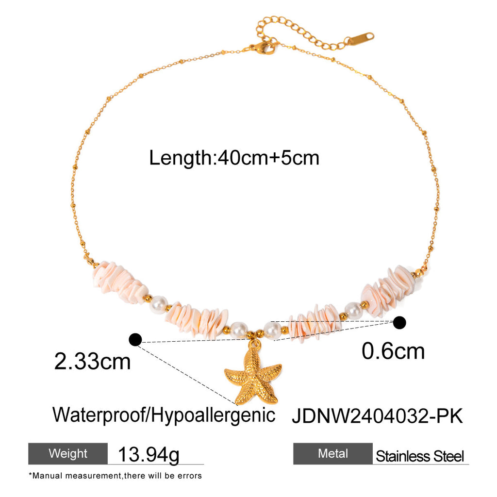 Stainless Steel Starfish Beach Bracelet for Women