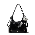 Women's Large Designer Leather Crossbody Shoulder Bag